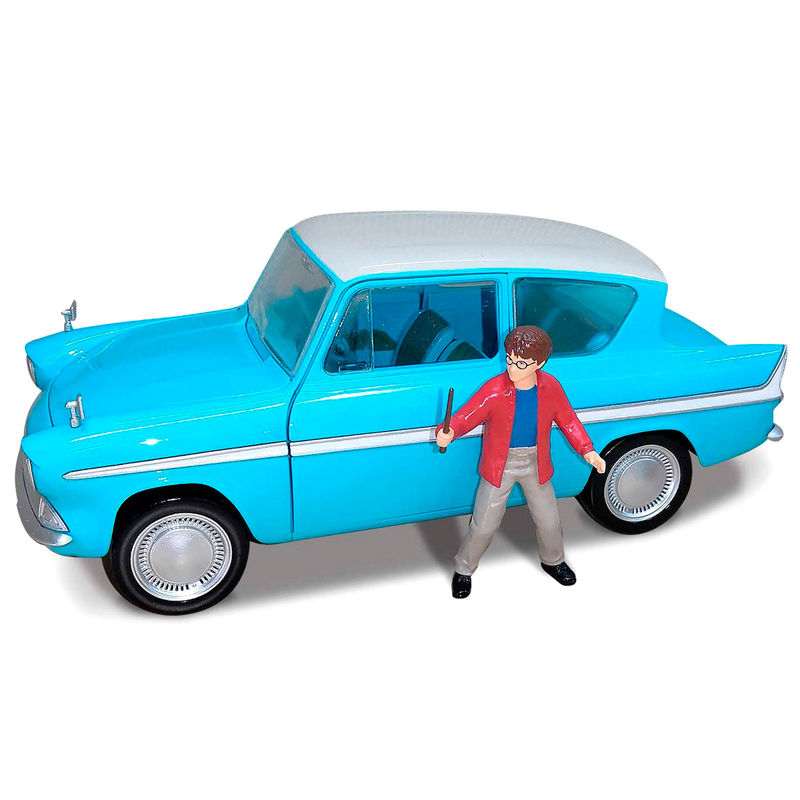 Harry Potter Ford Anglia Bil + Harry Potter Figur Set