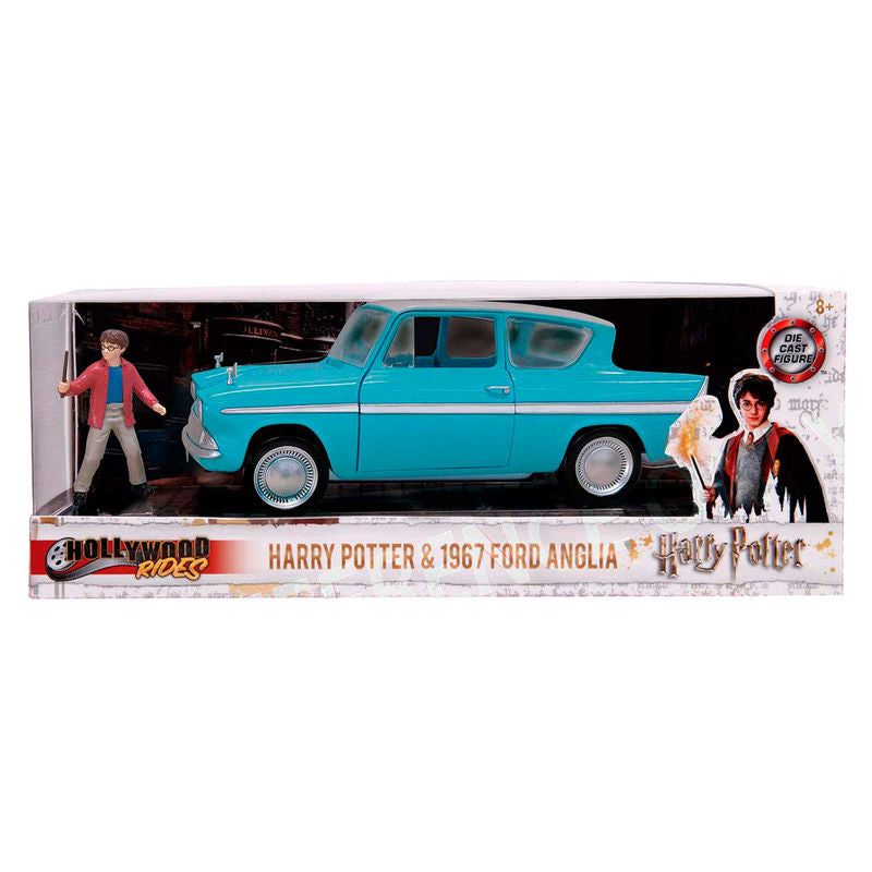 Harry Potter Ford Anglia car + Harry Potter Figur set
