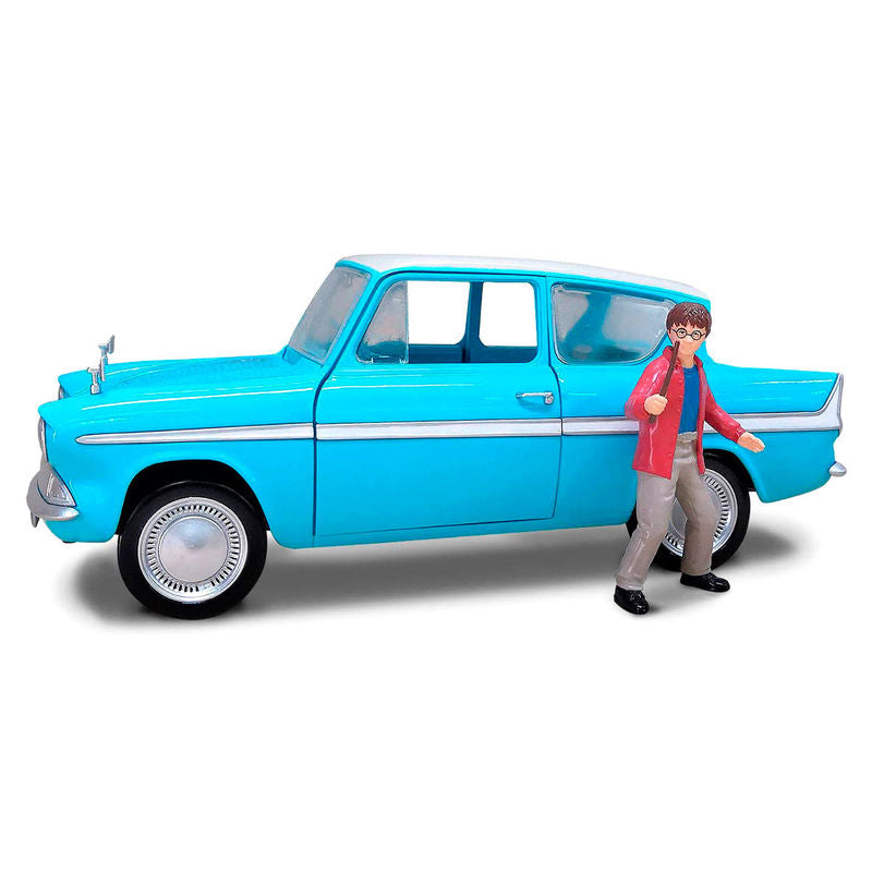 Harry Potter Ford Anglia Bil + Harry Potter Figur Set