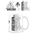 Star Wars The Mandalorian Line Art Mug