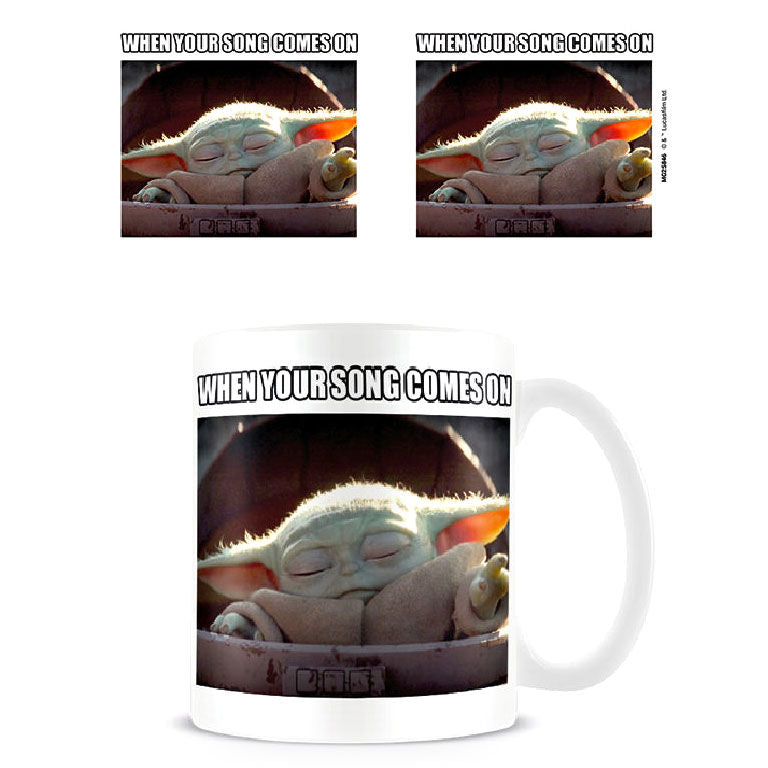 Star Wars The Mandalorian When Your Song Comes On Mug