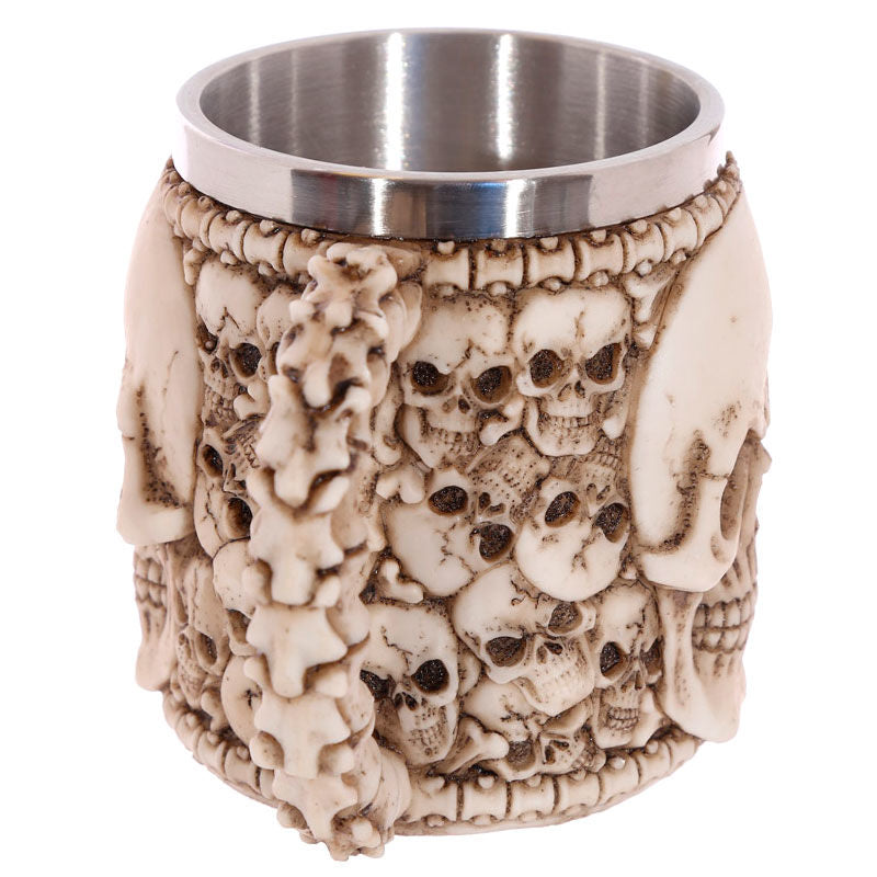Multi Skull with Skull Emblem Tankard – Unik och Stilig Dryckeskanna
