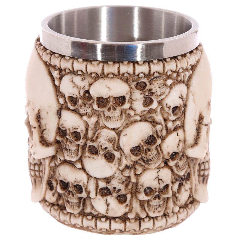 Multi Skull Tankard with Skull Emblem
