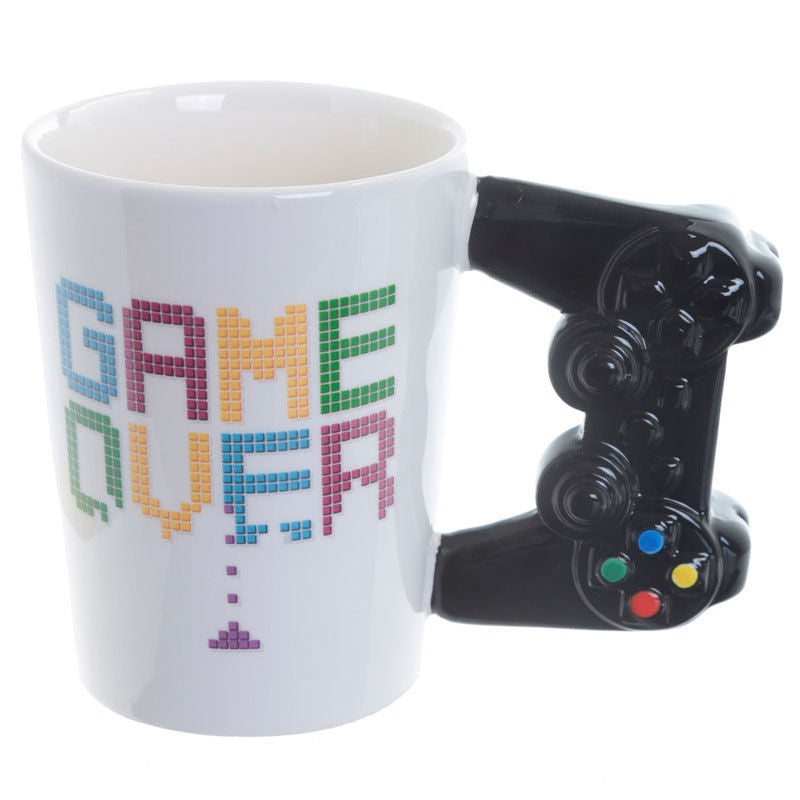 Game Over Controller Formad Handtagsmugg