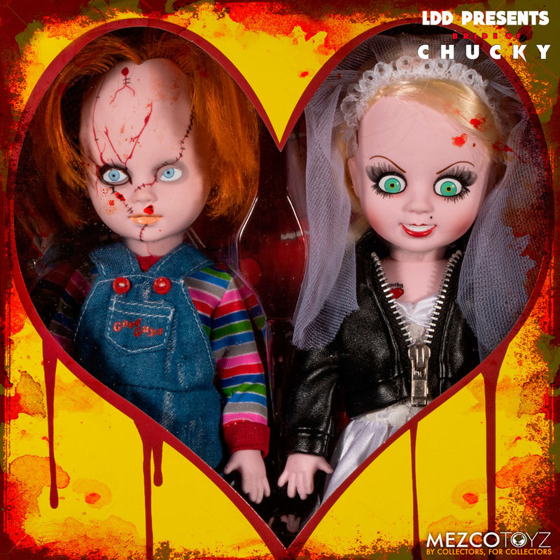 Living Dead Dolls Chucky och Tiffany 25cm Figuren Pack