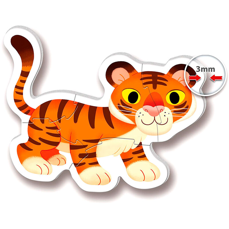 Clementoni My First Puzzles Pussel 2 styck Djur