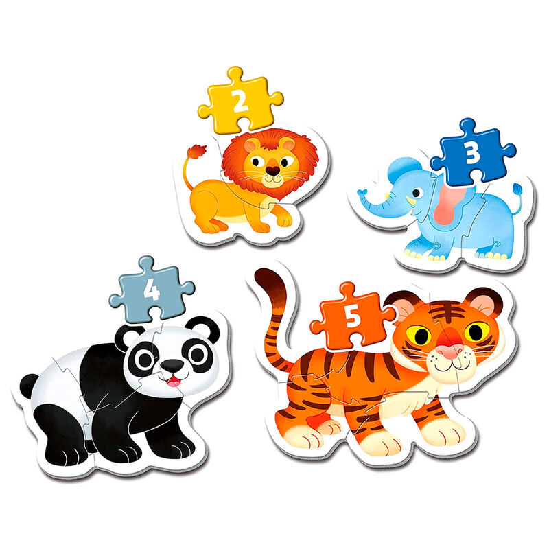 Clementoni My First Puzzles Pussel 2 styck Djur