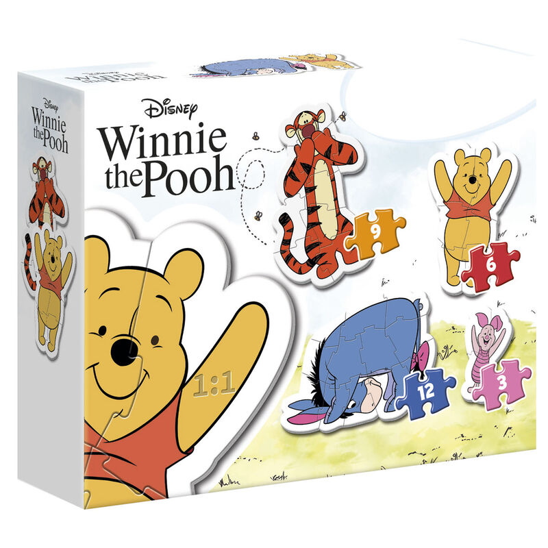 Disney Winnie the Pooh My First Puzzle - 3-6-9-12 bitar