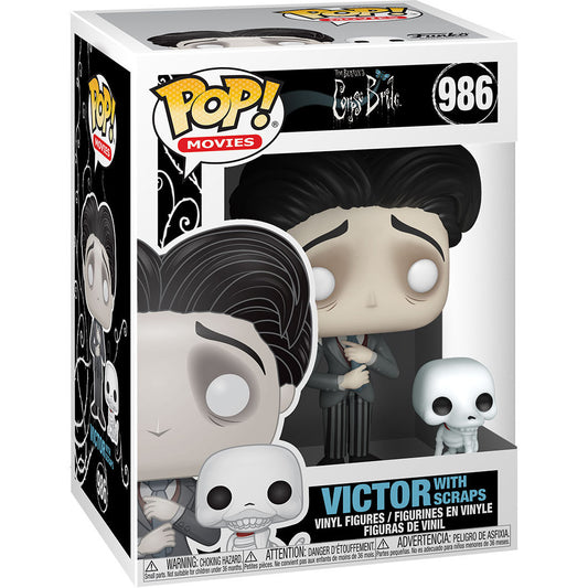 Funko POP Figur Corpse Bride Victor med Scraps