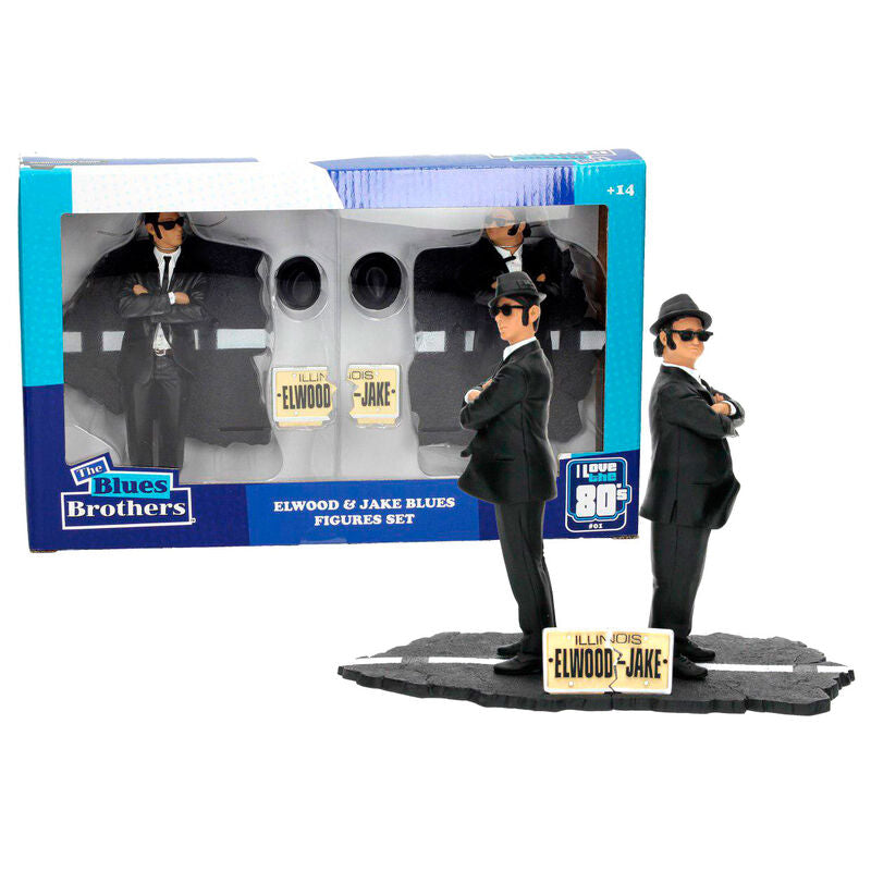 Blues Brothers Jake och Elwood Blister 2 Figurer 18cm