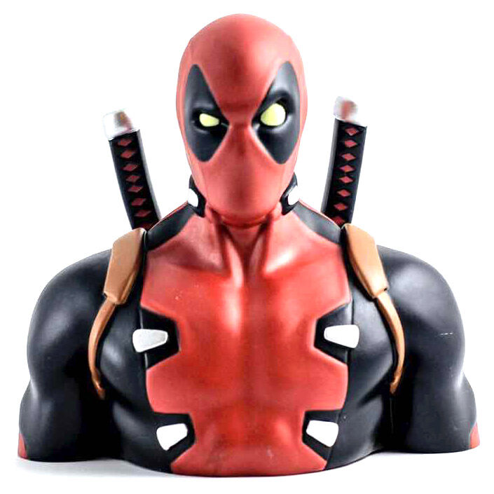 Marvel Deadpool Sparbössa Bust 20cm