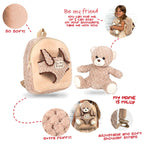 Milly Bear Ryggsäck med Gosedjur 26cm