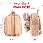 Milly Bear Ryggsäck med Gosedjur 26cm