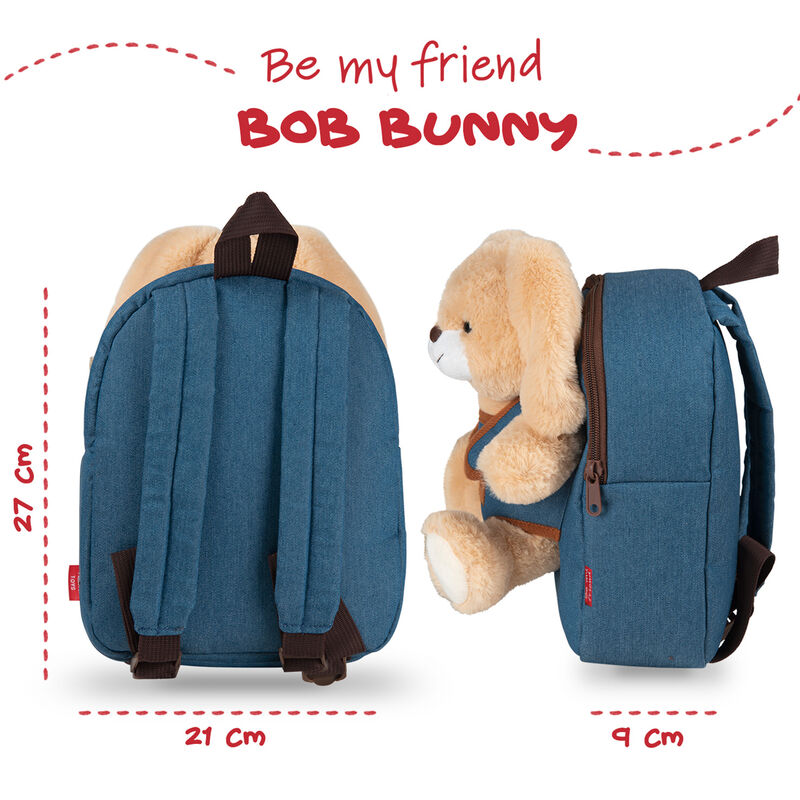 Bob Bunny Ryggsäck med Gosedjur 26cm