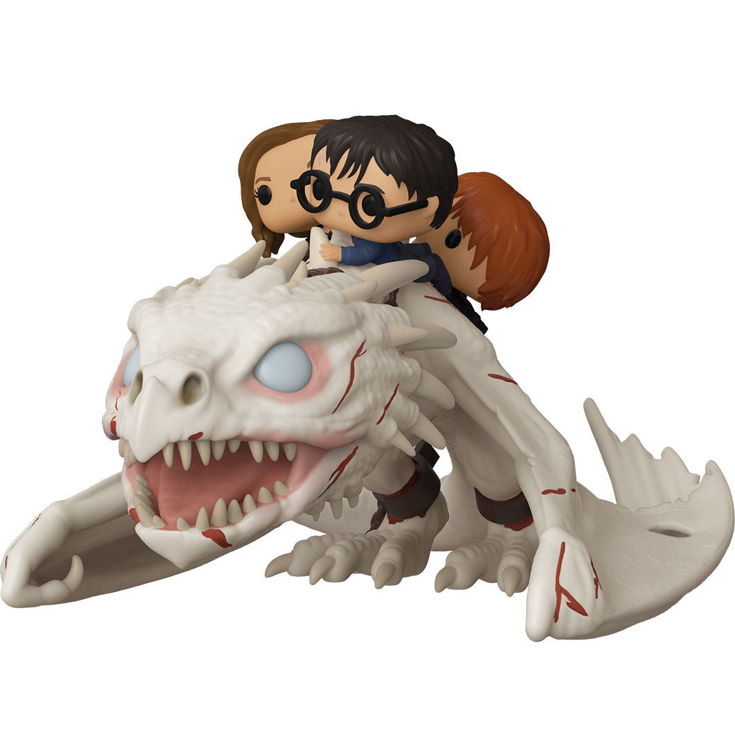 POP Figur Harry Potter Gringotts Draken med Harry, Ron och Hermione