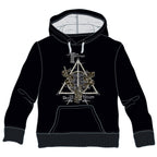 Harry Potter Deathly Hallows Hooded Sweatshirt - Storlek 10