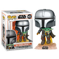 POP Figur Star Wars The Mandalorian Mando Flygande med Jetpack