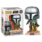 POP Figur Star Wars The Mandalorian Mando Flygande med Jetpack