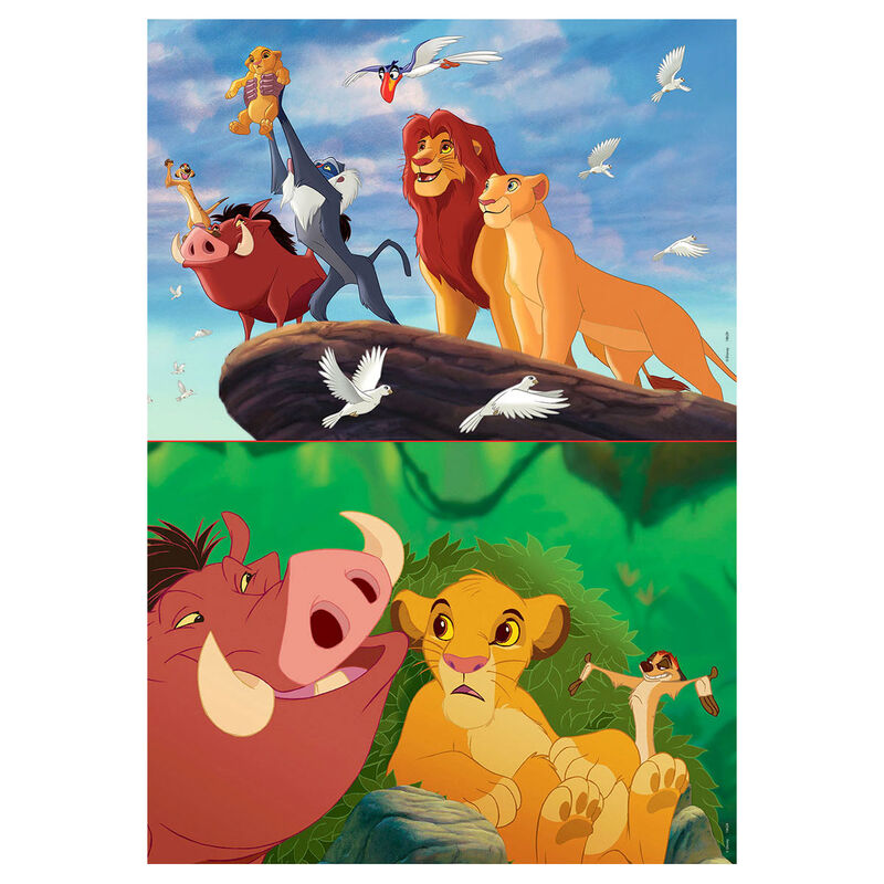 Disney Lejonkungen Pussel 2x48 Bitar