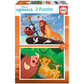 Disney Lejonkungen Pussel 2x48 Bitar