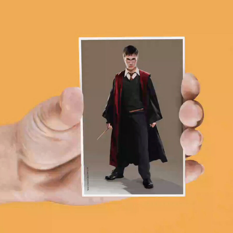 Harry Potter set med 4 assorterade lentikulära magneter