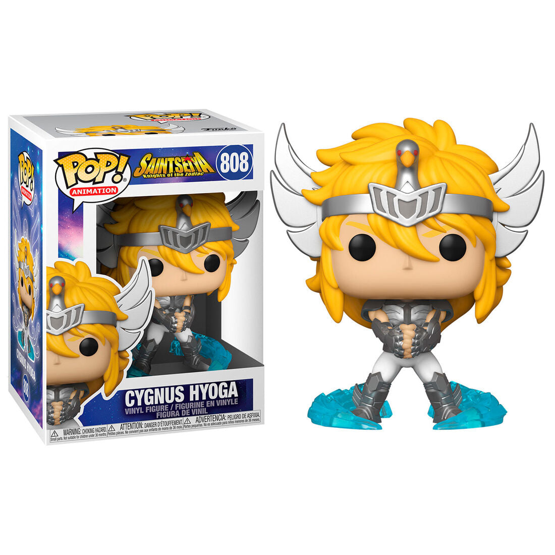 Funko POP Figur Saint Seiya Cygnus Hyoga – Samlarobjekt i Fönsterförpackning