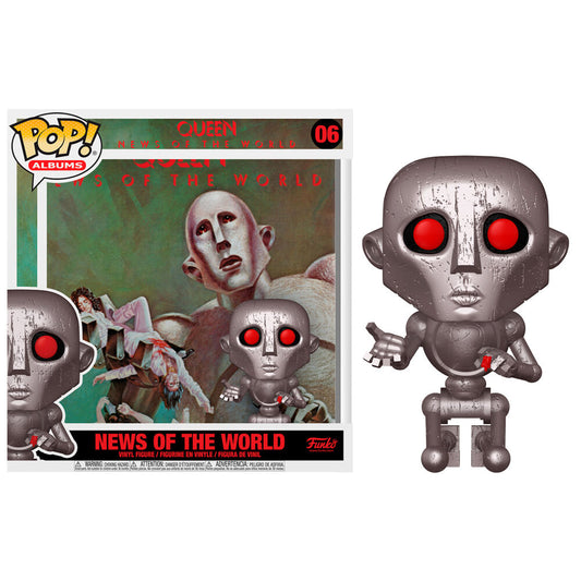 POP Figur Queen News of the World med Album Case