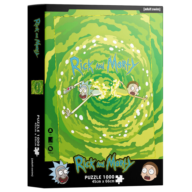 Rick and Morty Portal Pussel 1000 Pusselbitar