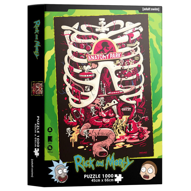 Rick and Morty Anatomy Park Pussel 1000 delar
