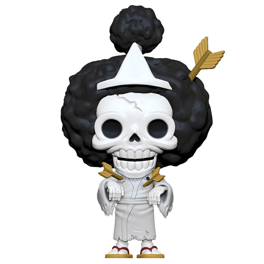 Funko POP Figur One Piece Brook Bonekichi - Samlarfigur i Fönsterbox