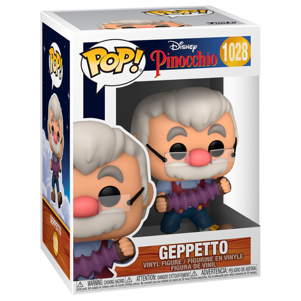 Funko POP Figur Disney Pinocchio Geppetto med Dragspel