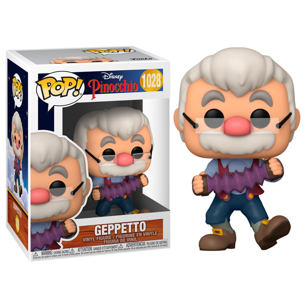 Funko POP Figur Disney Pinocchio Geppetto med Dragspel