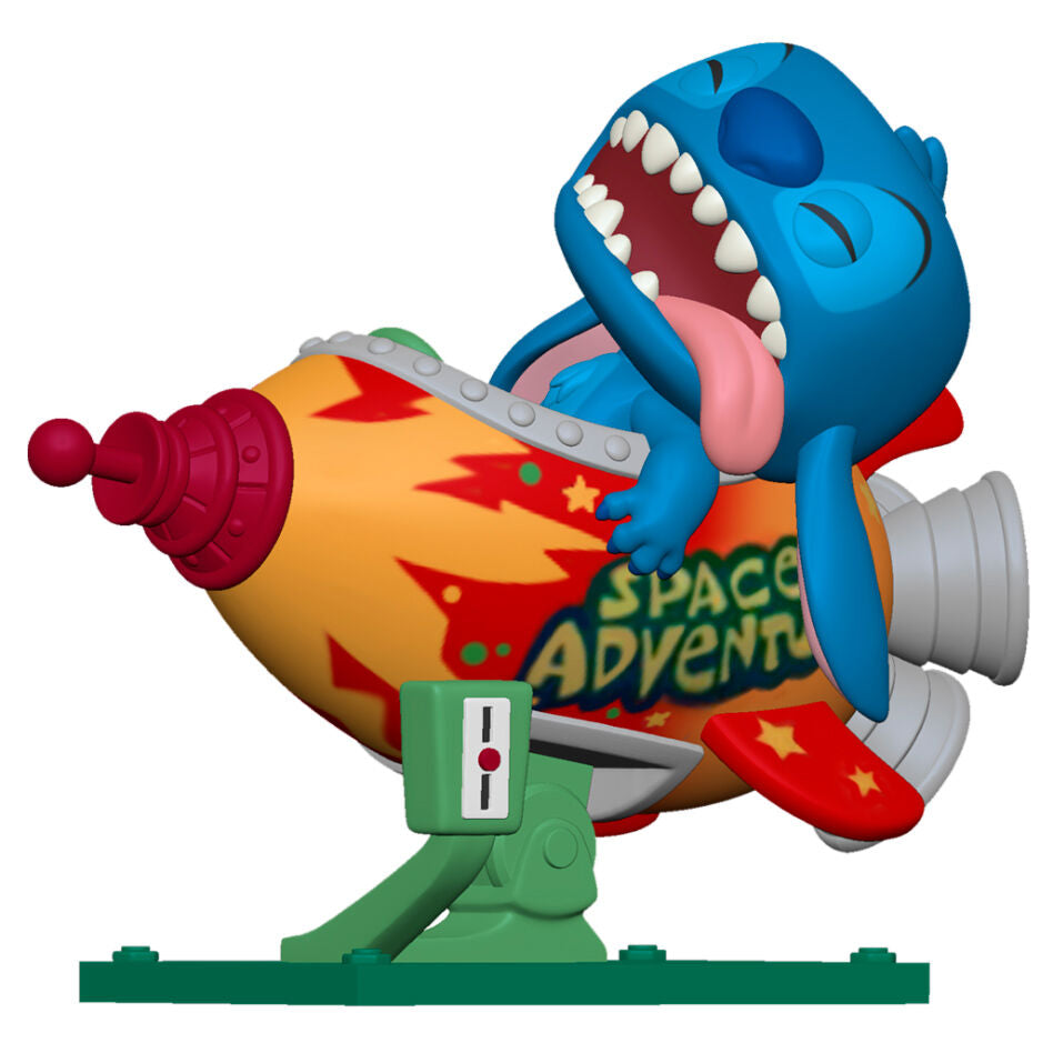 POP figur Rides Super Deluxe Disney Lilo och Stitch - Stitch i Raketen