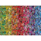 Puzzle size: 69x50cm. Box size: 37x28