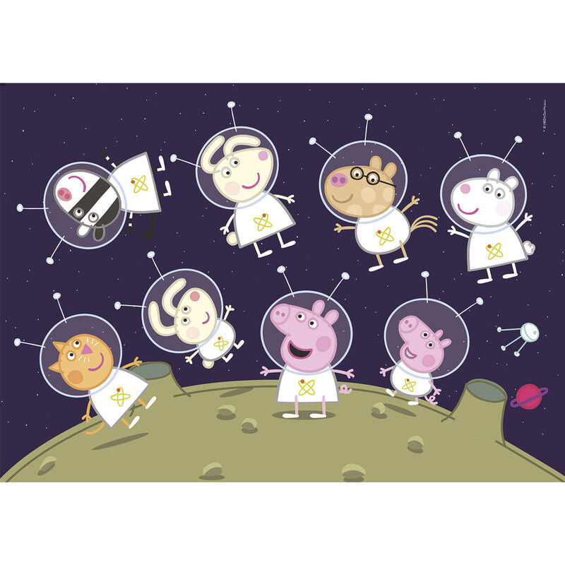 Clementoni Peppa Pig Happy Color Dubbel Face Pussel 60 Styck