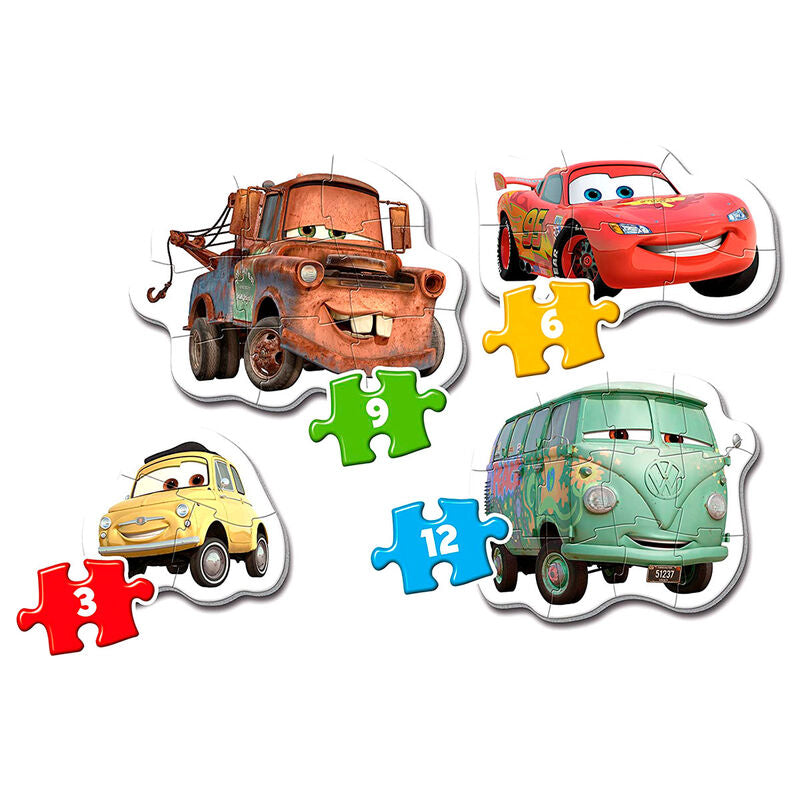 Disney Cars Mitt Första Pussel 3-6-9-12 bitar