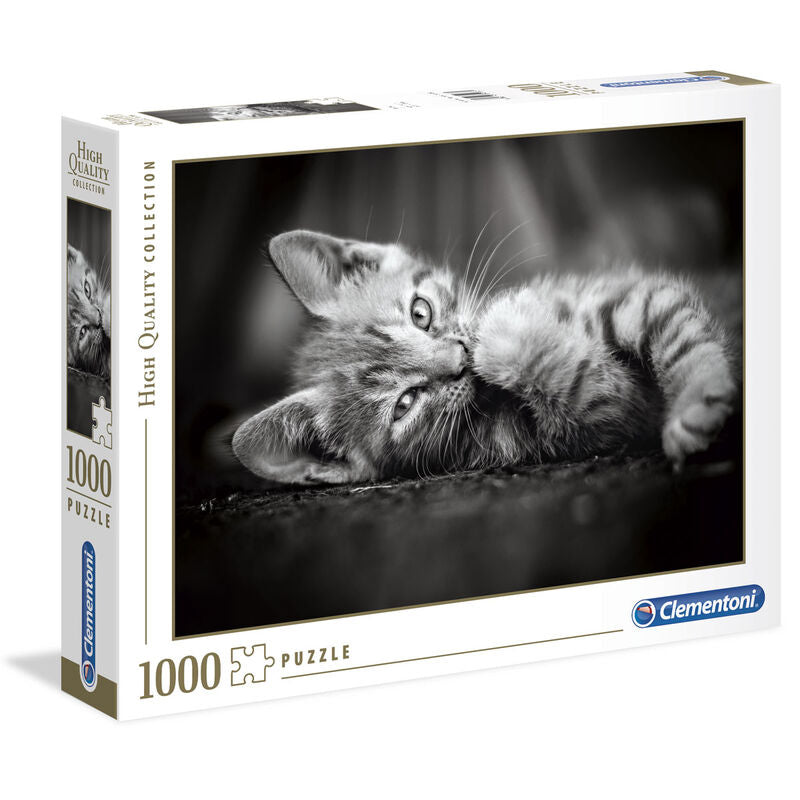 Kitty Puzzle 1000 Pcs - Finstämd och Utmanande