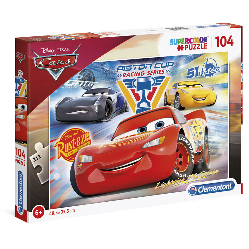 Disney Cars 3 Pussel 104 Bitar