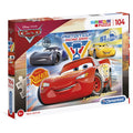 Disney Cars 3 Pussel 104 Bitar