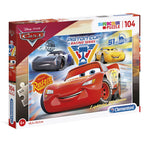 Disney Cars 3 Pussel 104 Bitar