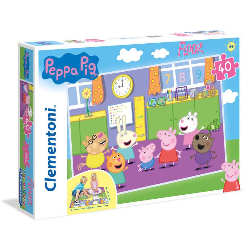 Clementoni Peppa Pig Pussel 40 Bitar för Barn