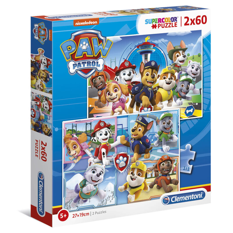 Paw Patrol Pussel 2x60 Delar