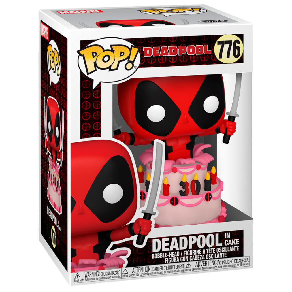 POP Figur Marvel Deadpool 30-årsjubileum i Tårta