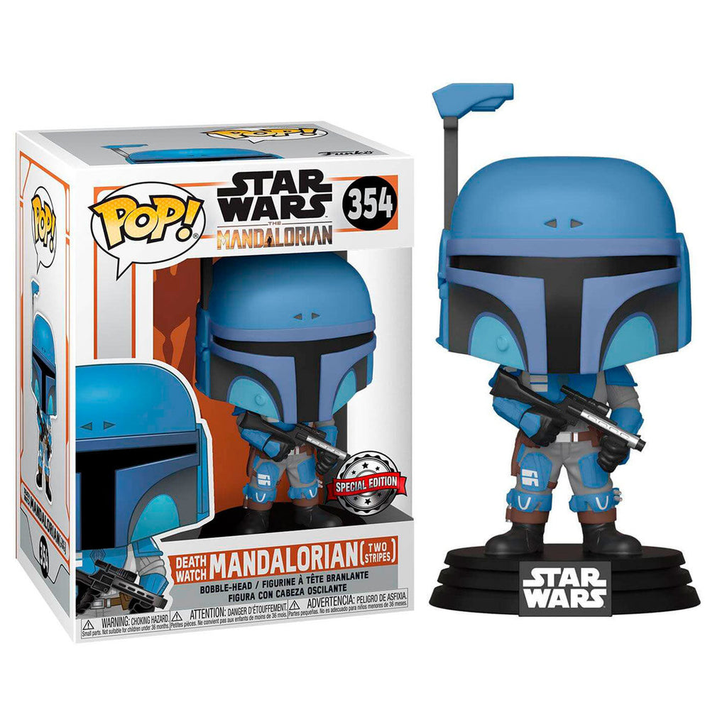 POP Figur Star Wars Mandalorian Death Watch Mandalorian Two Stripes Exclusive