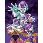 Dragon Ball Z Frieza Transformations Glasposter