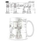 Star Wars AT-AT Skissmugg med 315 ml kapacitet