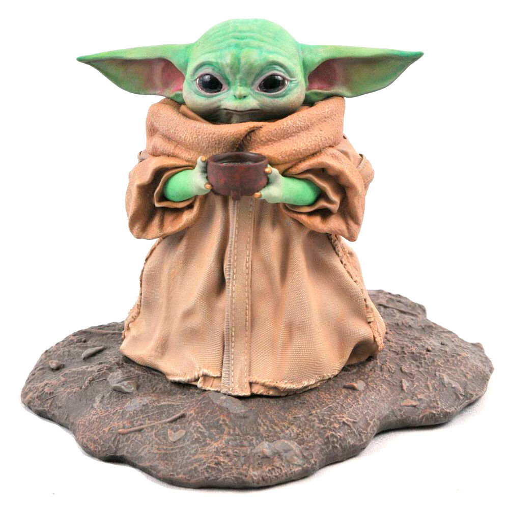Star Wars The Mandalorian The Child Soup Staty 17cm