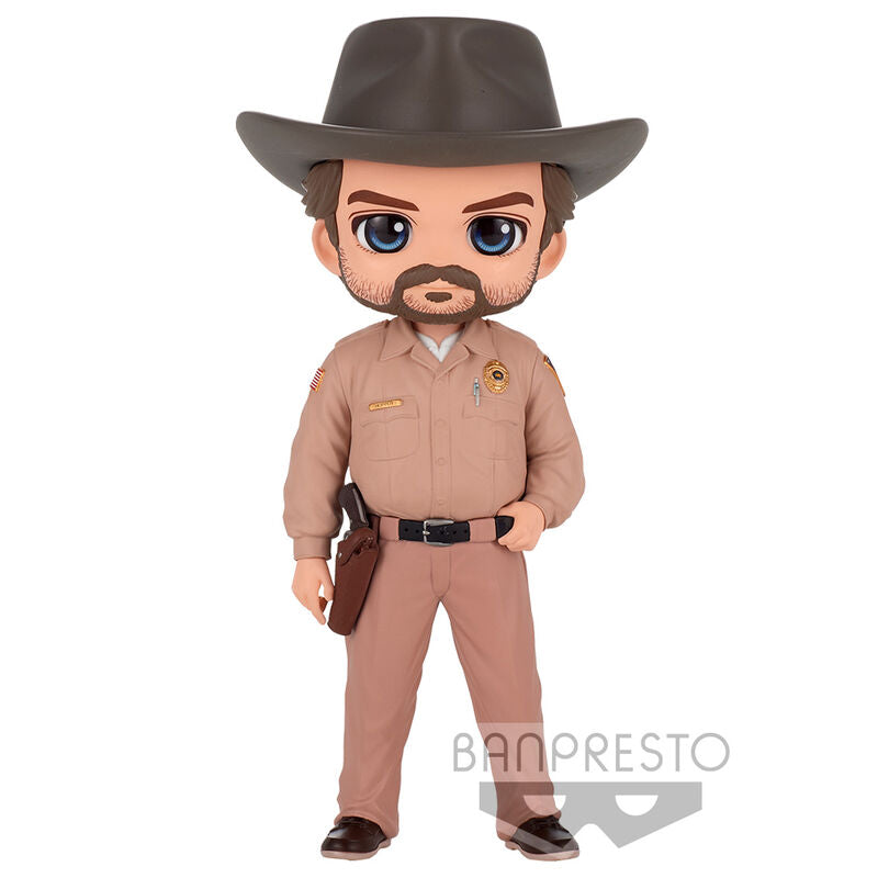 Stranger Things Hooper Q Posket Figur 15cm