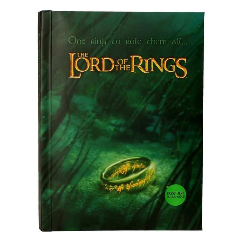 The Lord of the Rings One Ring To Rule Them All Anteckningsblock med Ljus