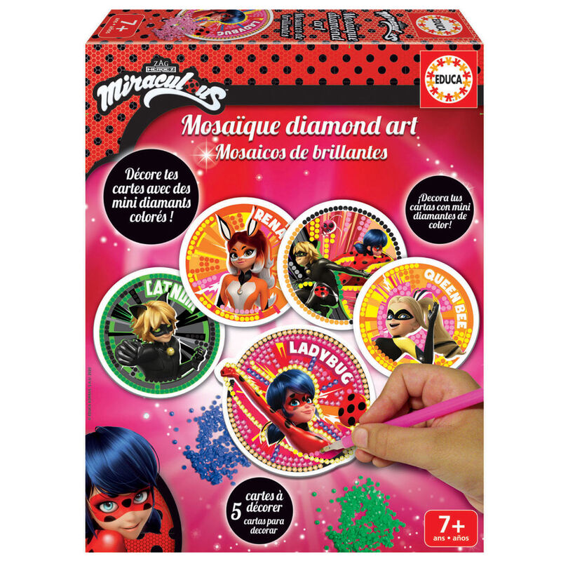 Miraculous Ladybug Glitter Mosaics Set